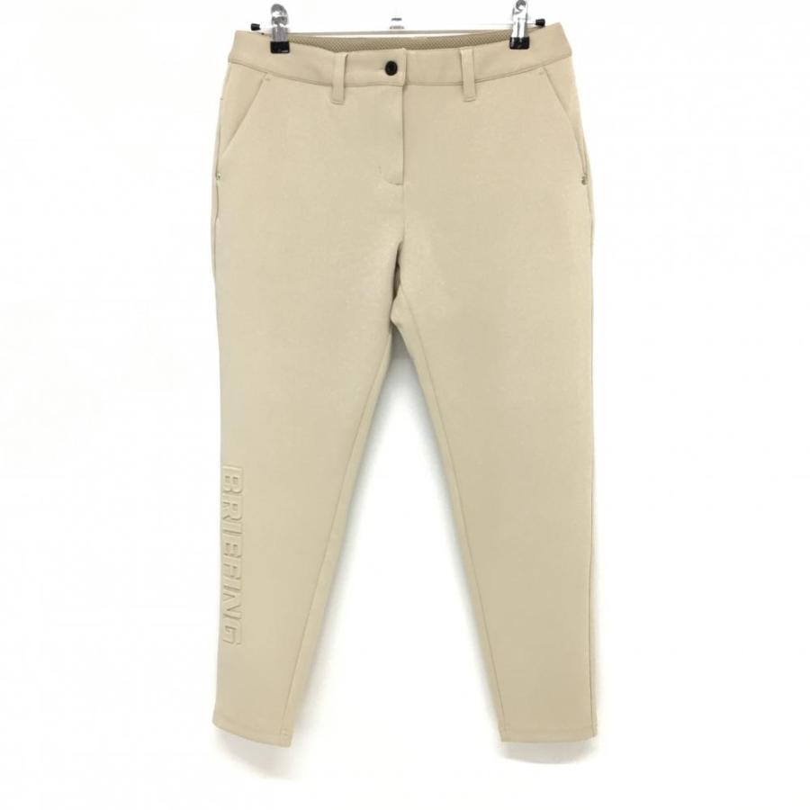 ブリーフィング　ベージュ レディース ゴルフパンツ M 新品】ブリーフィング ストレッチパンツ ベージュ ウエスト裏メッシュ