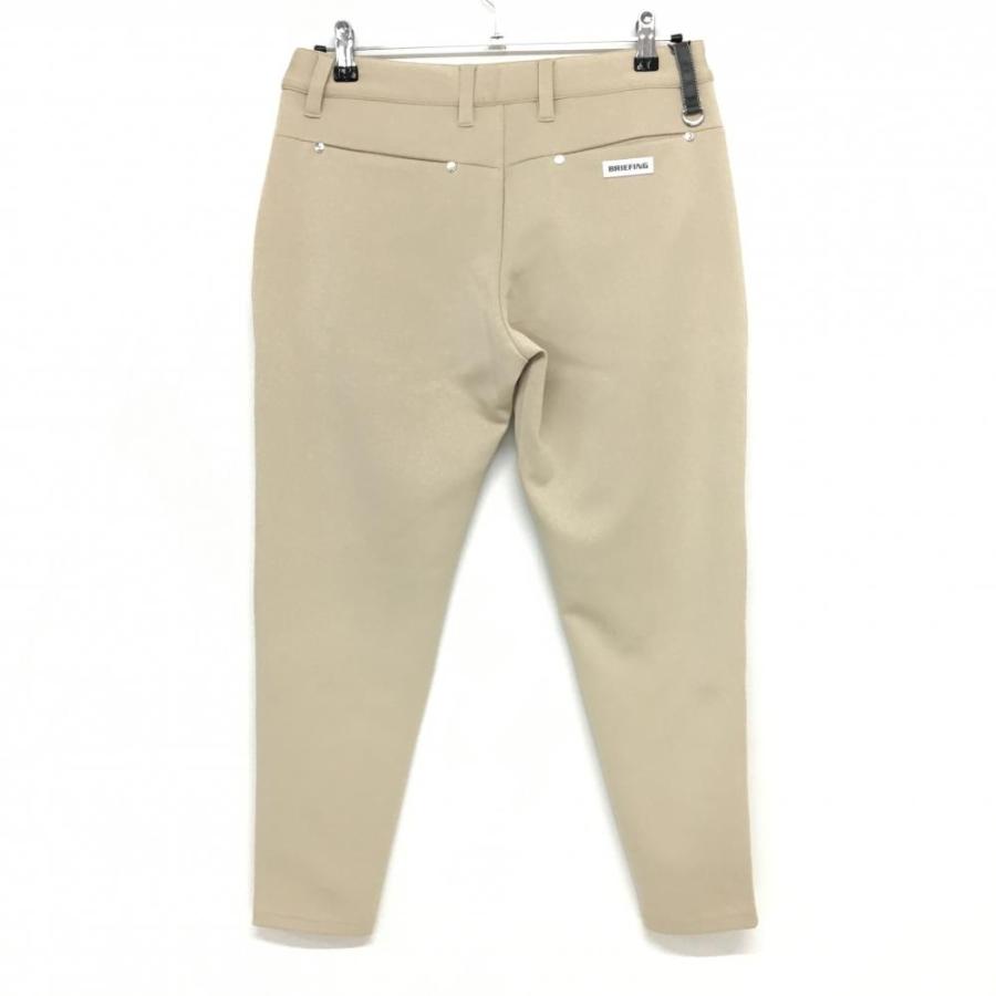 BRIEFING ブリーフィング　ベージュでストレッチの効いたスリムパンツ M 新品】ブリーフィング ストレッチパンツ ベージュ ウエスト裏メッシュ