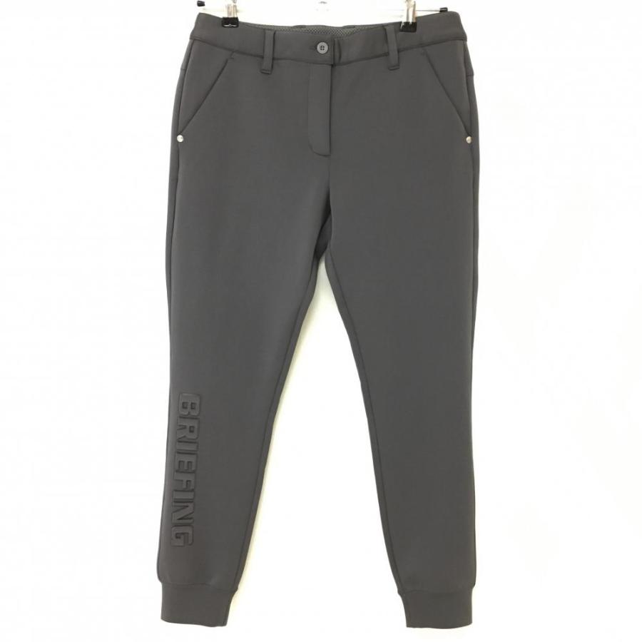 新品】ブリーフィング ジョガーパンツ グレー 抗ウイルス加工 ウエスト