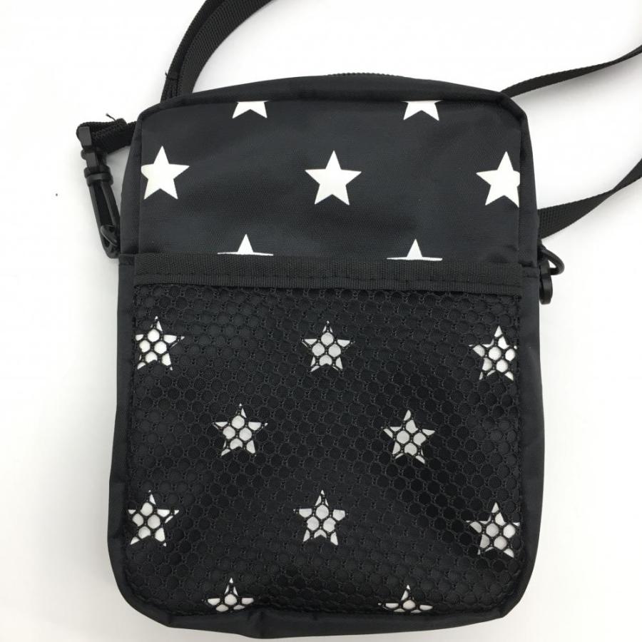 超美品】ジャックバニー ショルダーバッグ 黒×白 星柄 小物入れゴルフ