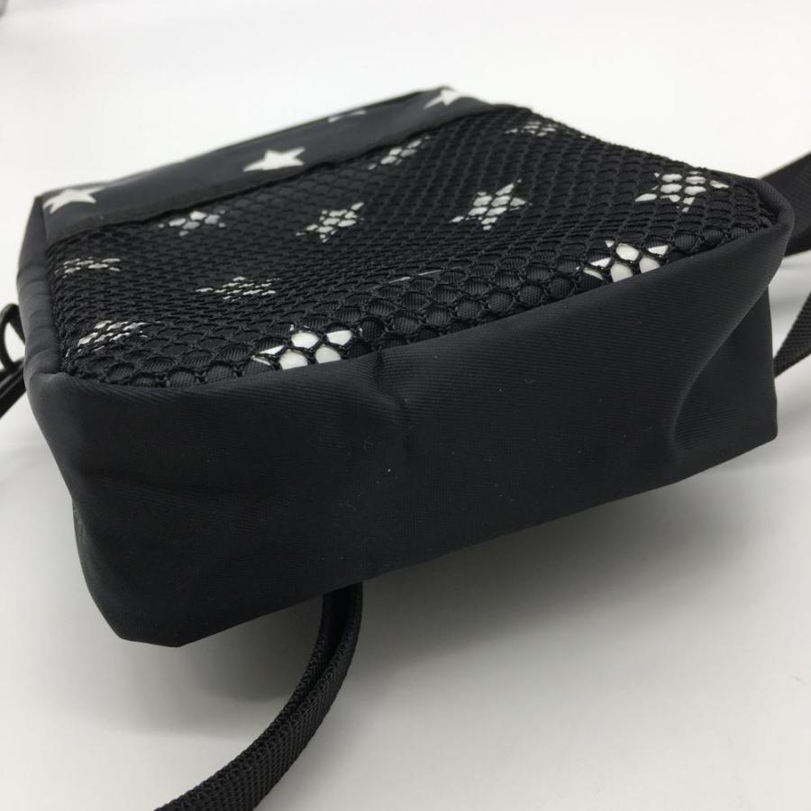 超美品】ジャックバニー ショルダーバッグ 黒×白 星柄 小物入れゴルフ