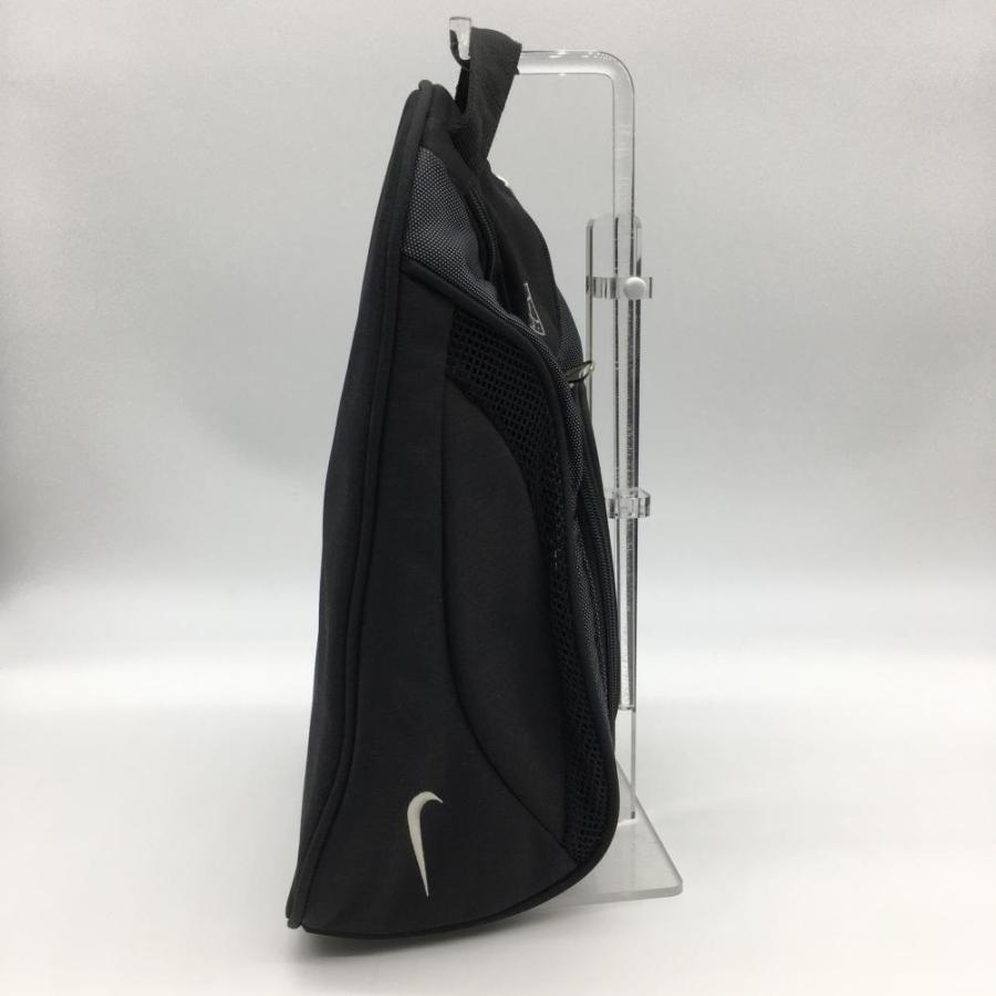 超美品】ナイキ シューズケース 黒 一部メッシュ セパレートゴルフ