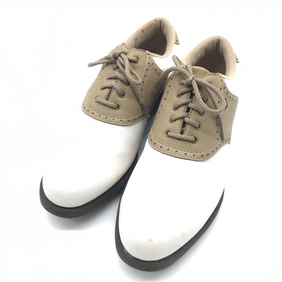 FootJoy フットジョイ ゴルフシューズ 白×ライトブラウン 48727 FootJoy フットジョイ ゴルフシューズ 白×ライトブラウン 48727