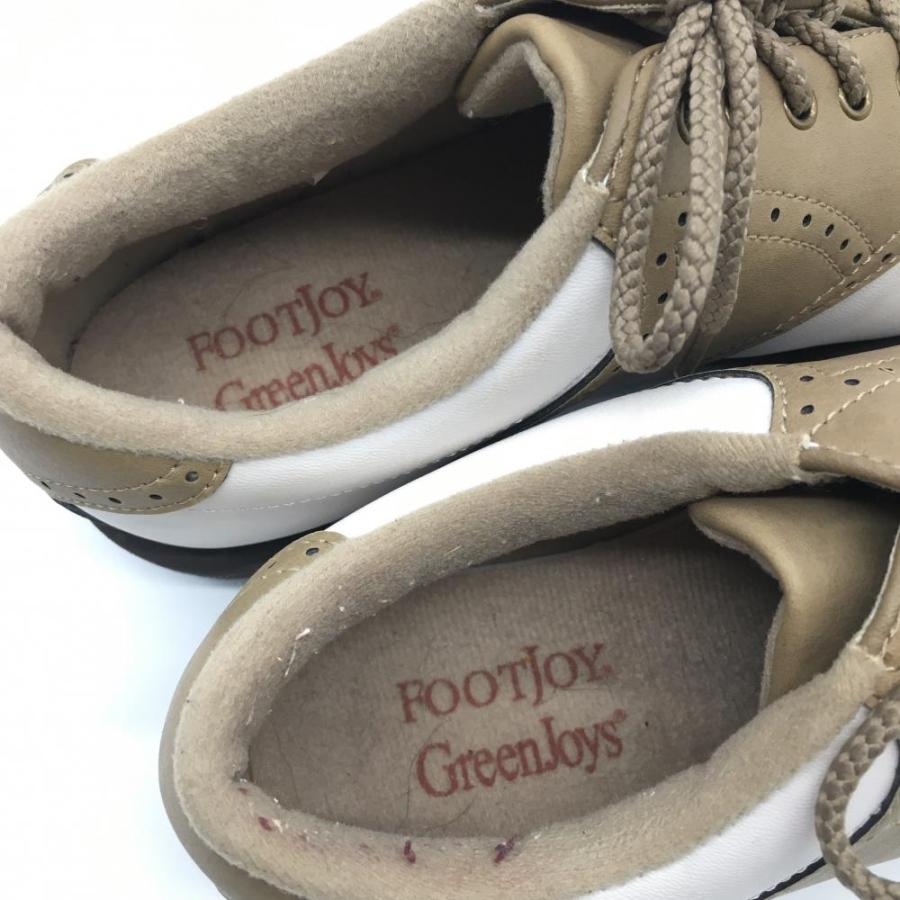 ゴルフシューズ　レディース　フットジョイ FootJoy（フットジョイ） ゴルフシューズ 白×ライトブラウン 48727