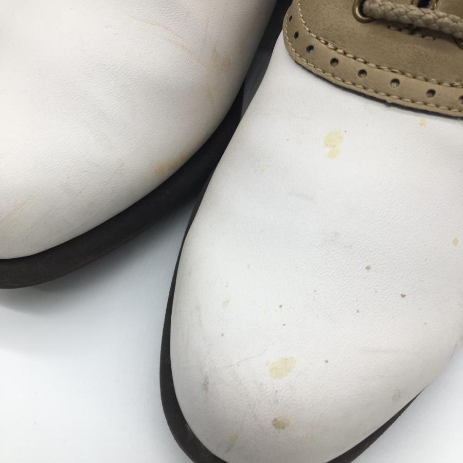 FootJoy（フットジョイ） ゴルフシューズ 白×ライトブラウン 48727