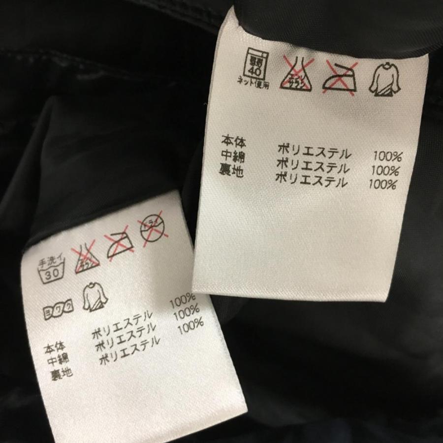 美品】フィラゴルフ 上下セット(中綿ベスト×スカート) 黒 ネック内側