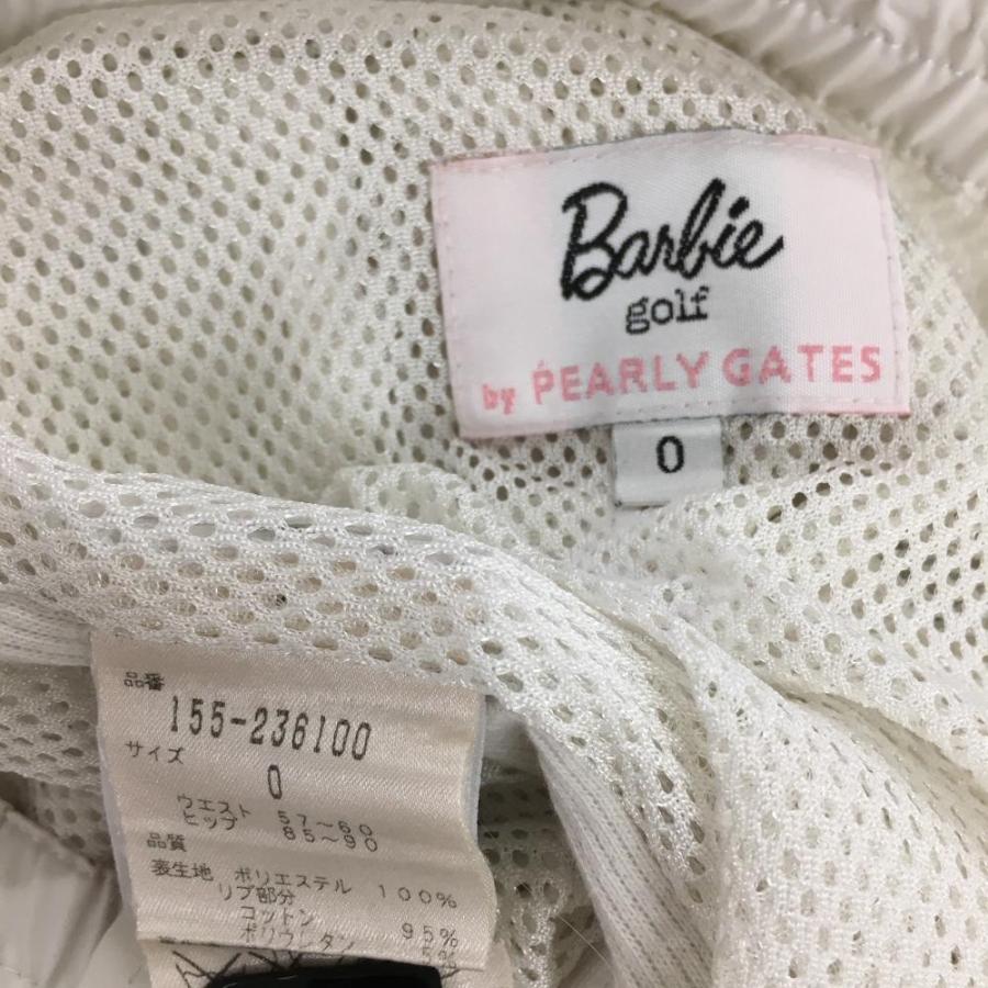 PEARLY GATES バービーゴルフbyパーリーゲイツ パンツ 白 裏地 PEARLY GATES バービーゴルフbyパーリーゲイツ パンツ 白 裏地