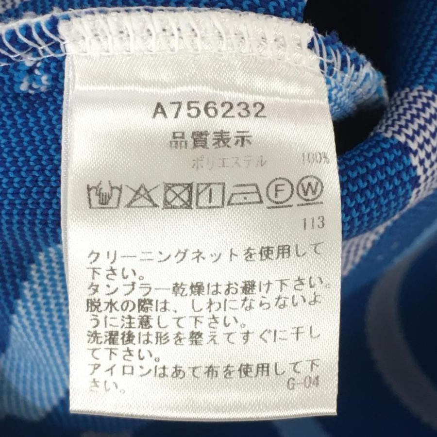 archivio アルチビオ ニットスカート 白×ライトブルー 斜め archivio アルチビオ ニットスカート 白×ライトブルー 斜め