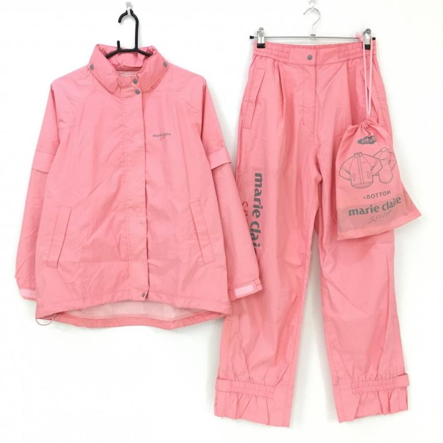 超美品】マリクレール レインウェア上下セット（2WAYジャケット×パンツ