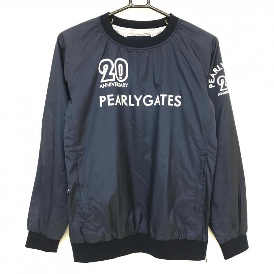 ⭐美品⭐パーリーゲイツ⭐暖か⭐蓄熱スニード⭐白⭐M⭐ 超美品】パーリーゲイツ スニード ネイビー×白 プリントロゴ 20周年