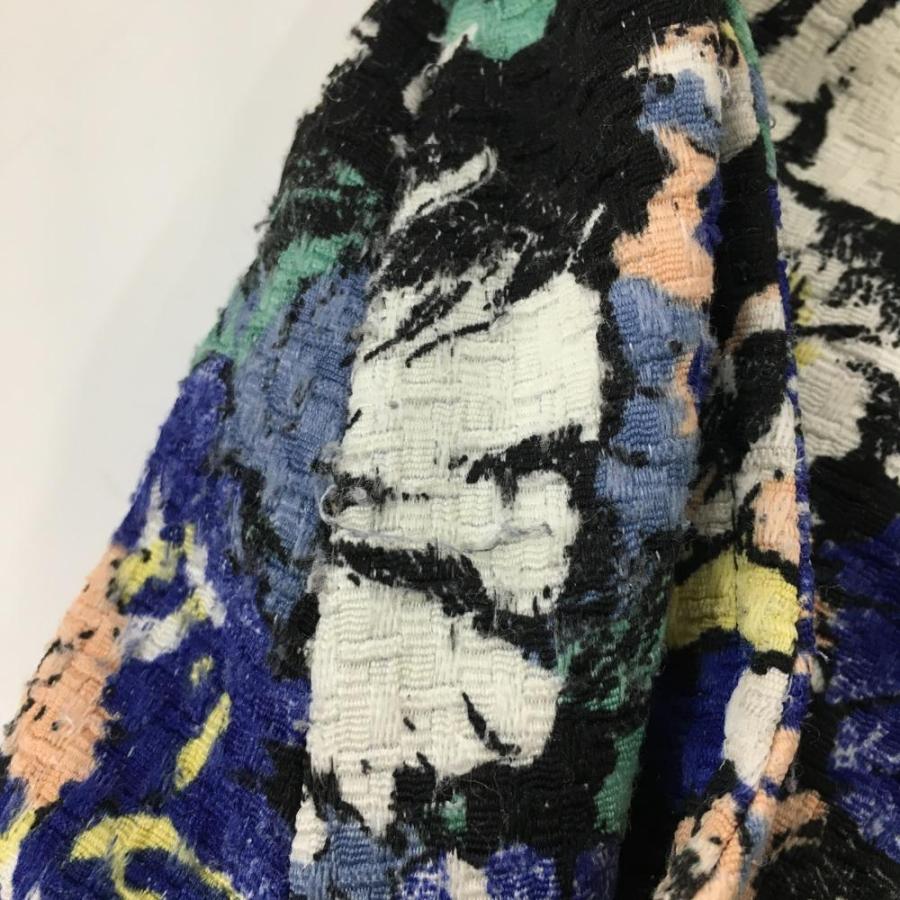 新品 JUN&ROPE ジュン&ロペ 中綿入りスカート L ブラック系総柄 JUN&ROPE'（ジュンアンドロペ） スカート 黒×ブルー 織生地 花柄総柄