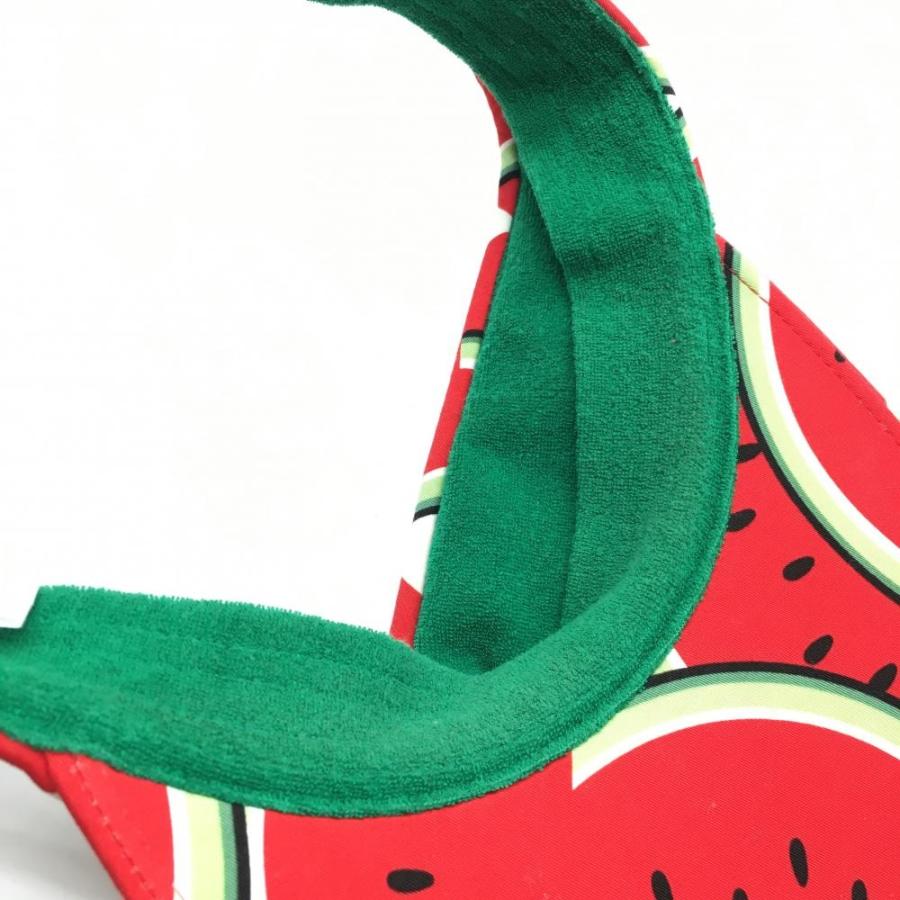 PEARLY GATES（パーリーゲイツ） フラットサンバイザー レッド×黒