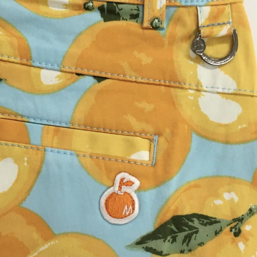 Munsingwear（マンシングウェア） パンツ ライトブルー×オレンジ 総柄