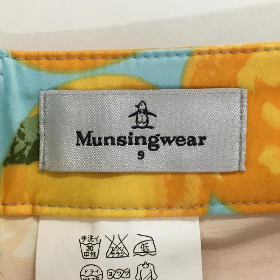 Munsingwear（マンシングウェア） パンツ ライトブルー×オレンジ 総柄