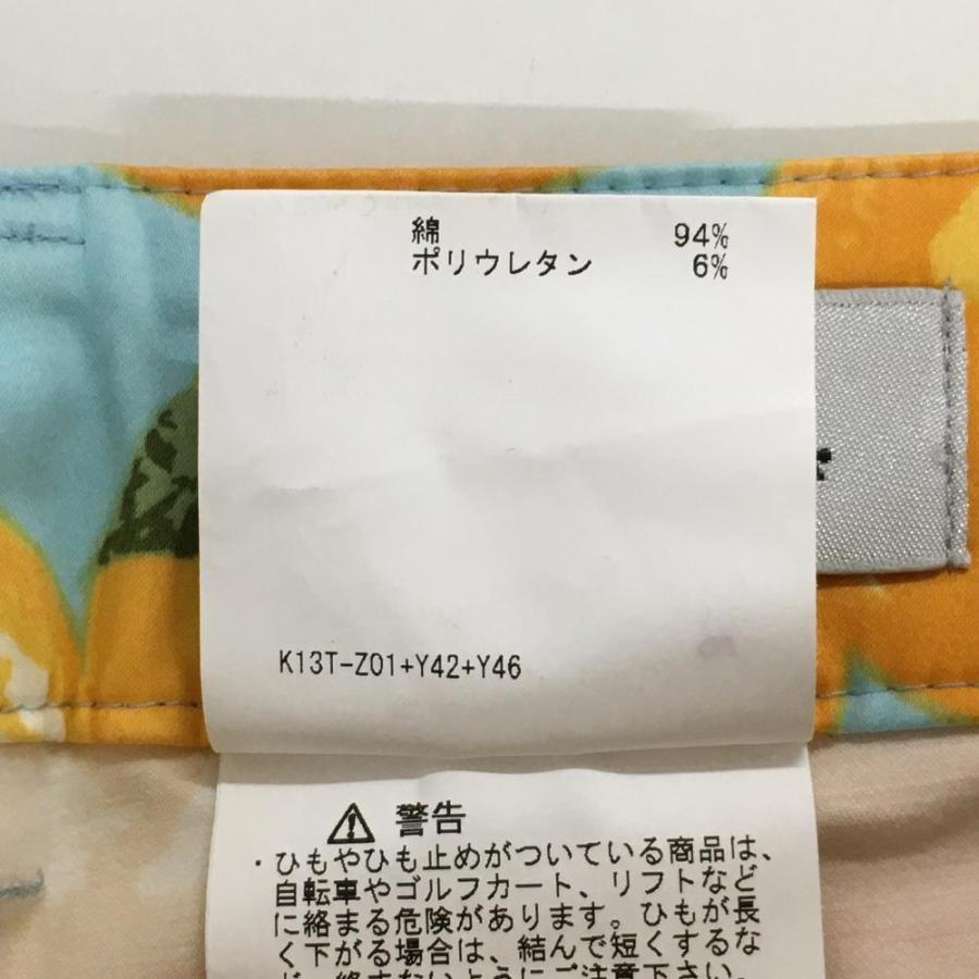 Munsingwear（マンシングウェア） パンツ ライトブルー×オレンジ 総柄