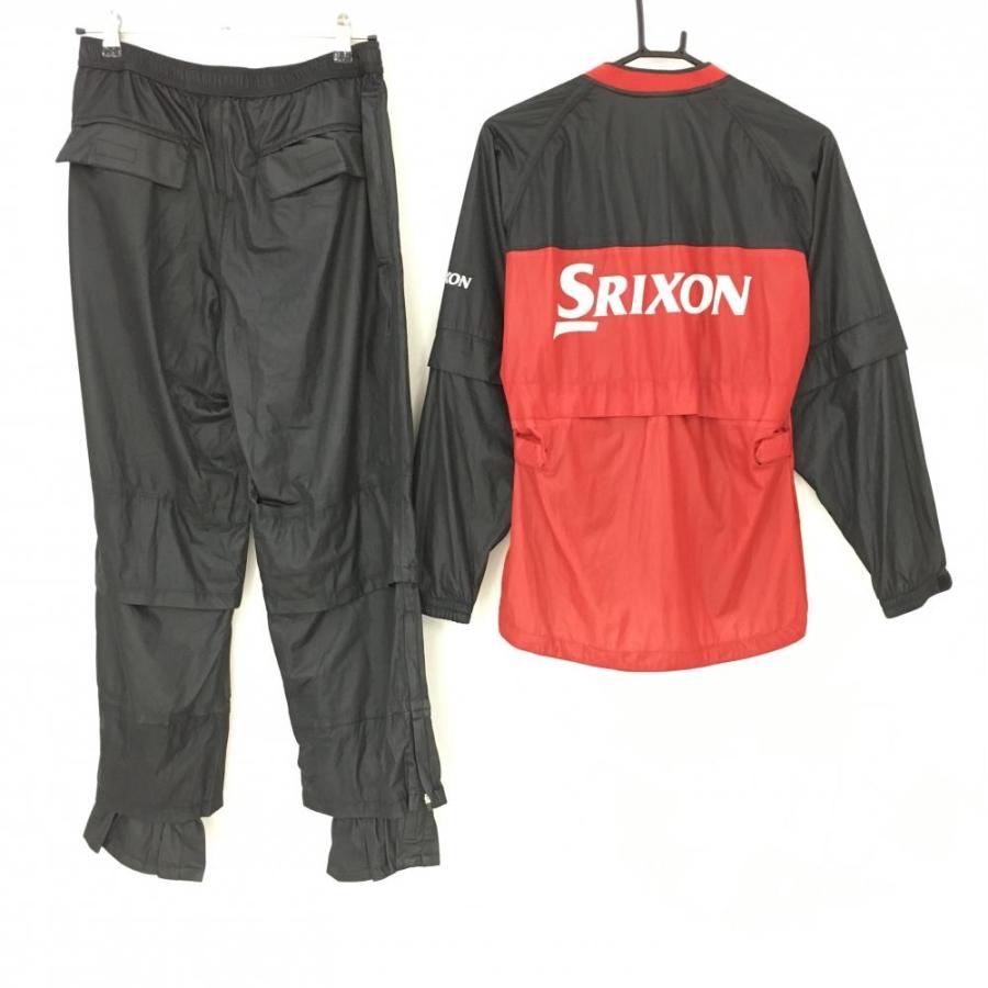 美品】スリクソン レインウェア 上下セット 2WAYナイロンジャケット