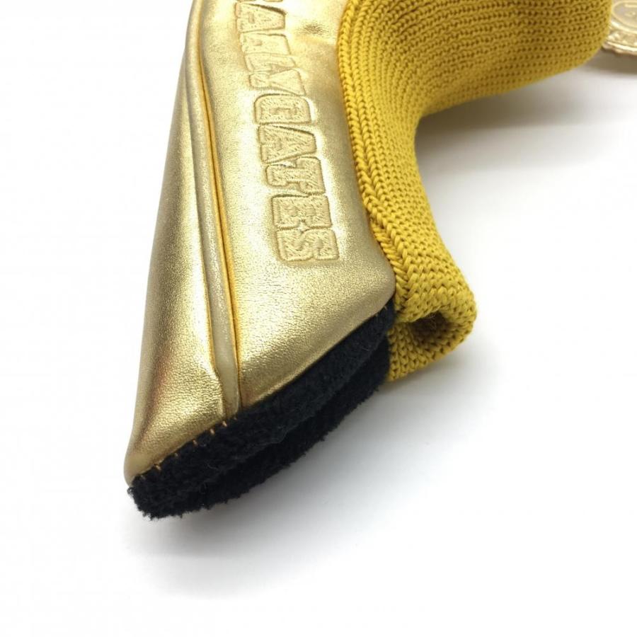 美品】パーリーゲイツ ヘッドカバー ゴールド UT用 ニコちゃん