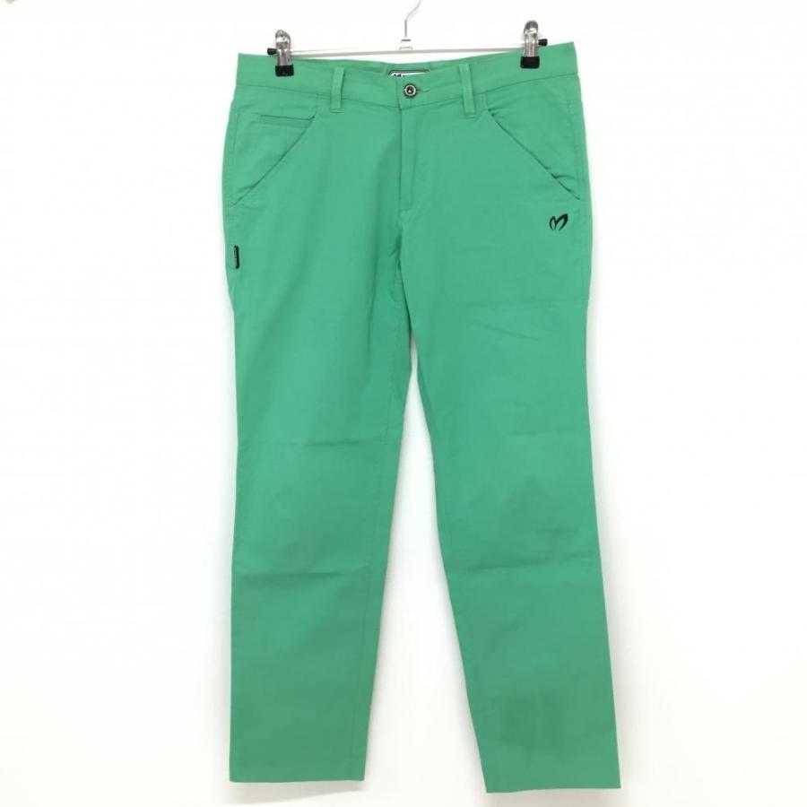 マスターバニー パンツ グリーン ロゴネイビー ストレッチ メンズ 5(L