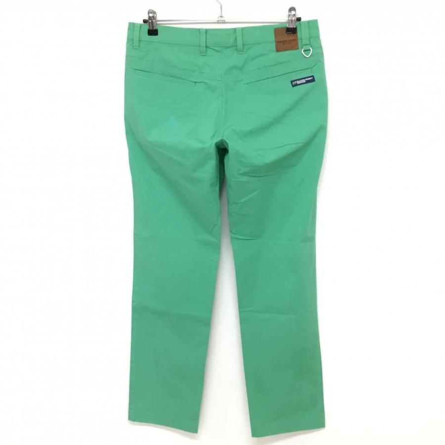 マスターバニー パンツ グリーン ロゴネイビー ストレッチ メンズ 5(L