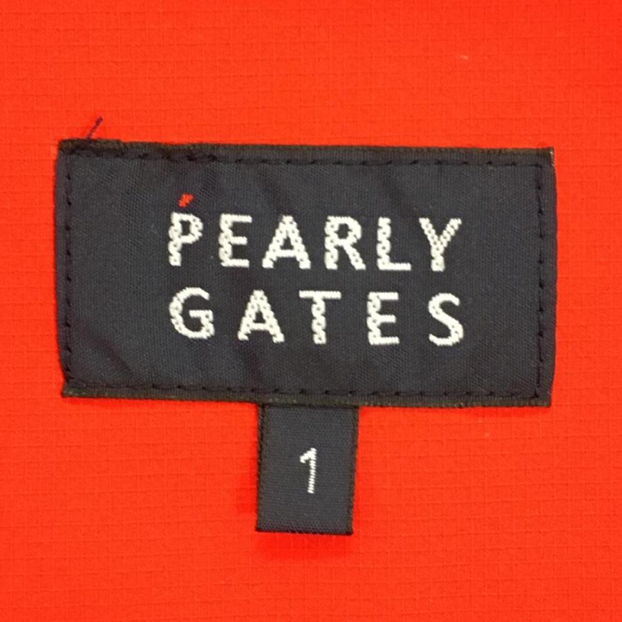 超美品】パーリーゲイツ パンツ レッド 一部メッシュ ストレッチ