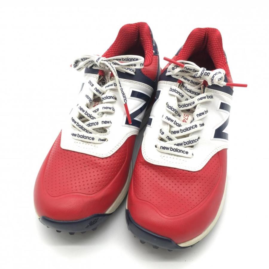New Balance ニューバランス ゴルフシューズ レッド×ネイビー New Balance ニューバランス ゴルフシューズ レッド×ネイビー