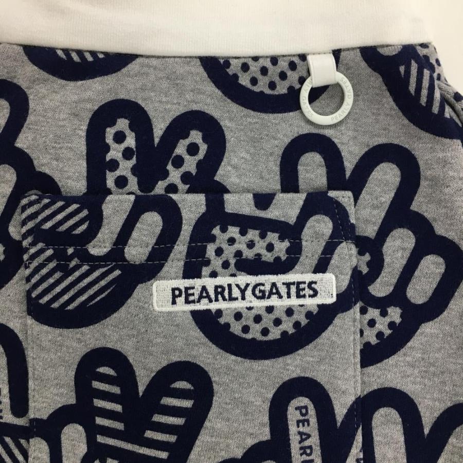 PEARLY GATES（パーリーゲイツ） スカート ライトグレー×ネイビー