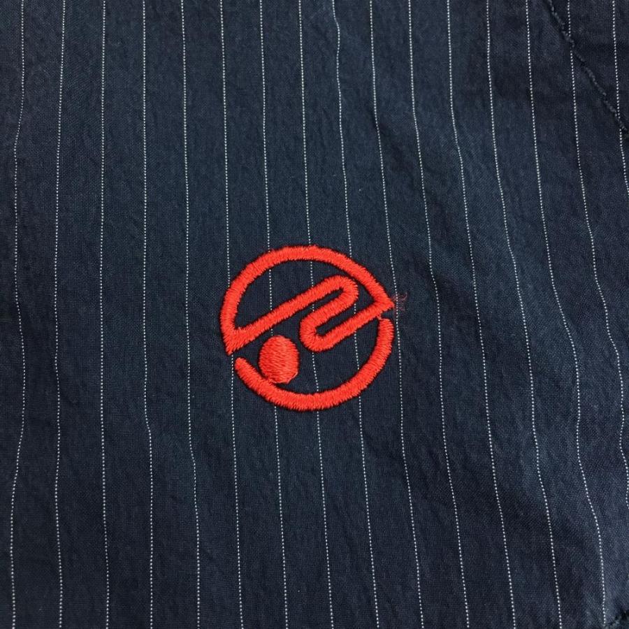 Rosasen ロサーセン ナイロンジョガーパンツ ネイビー×白