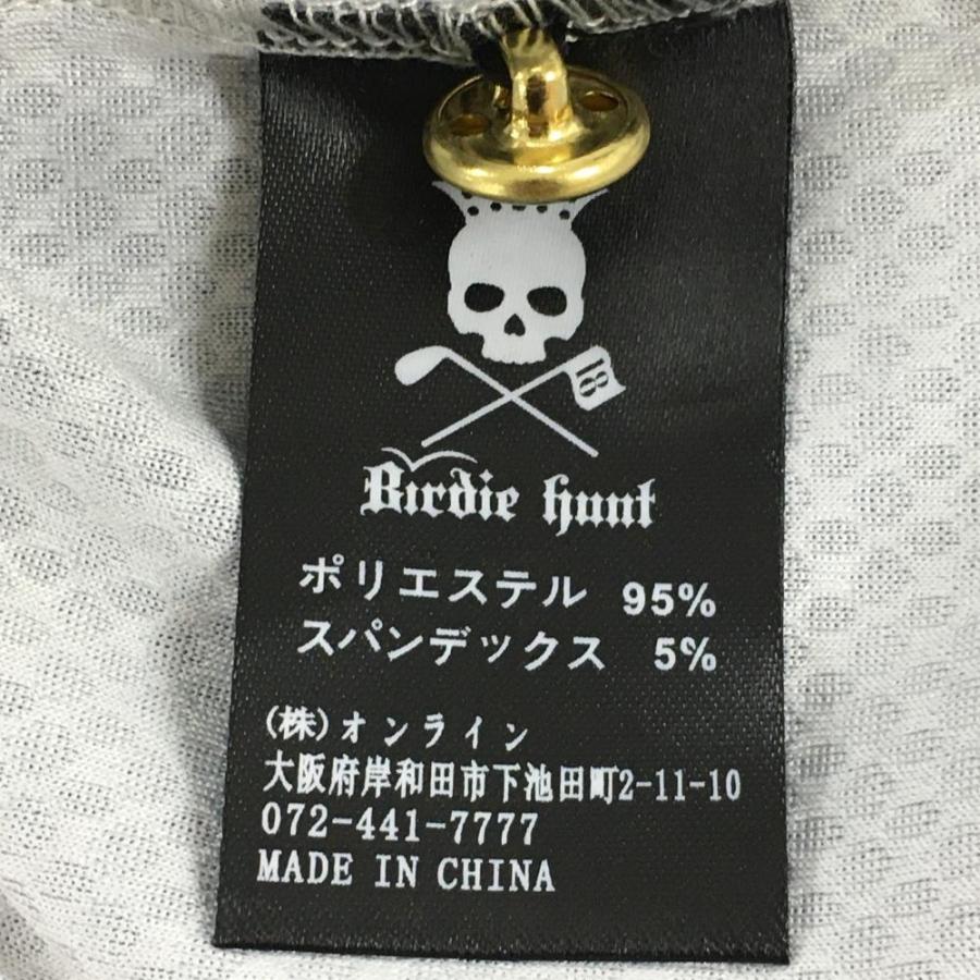 バーディーハント 半袖ポロシャツ 黒×ピンク 花柄 サクラ UV加工 バーディーハント 半袖ポロシャツ 黒×ピンク 花柄 サクラ UV加工
