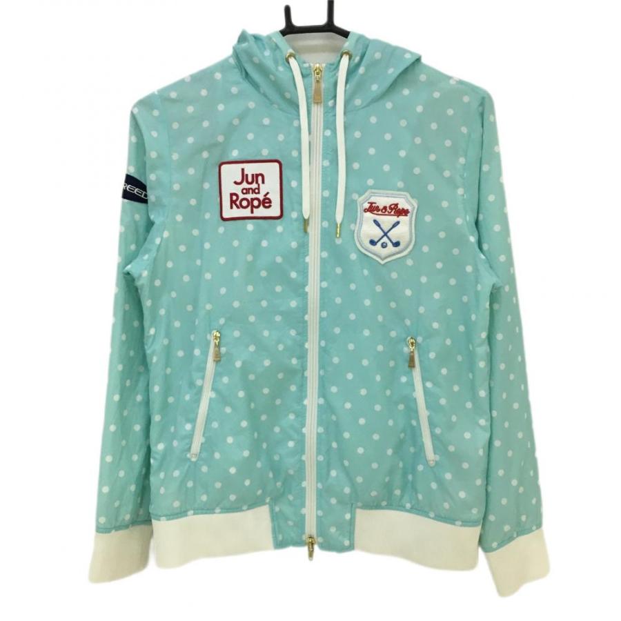 JUN&ROPE'（ジュンアンドロペ） ジャケットブルゾン ライトブルー×白