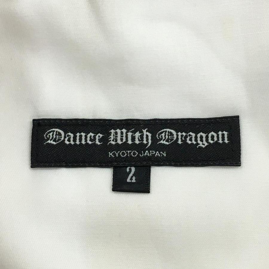 DANCE WITH DRAGON 星柄 ゴルフパンツ サイズ4 Dance With Dragon（ダンスウィズドラゴン） パンツ ピンク×黒 ロゴ総
