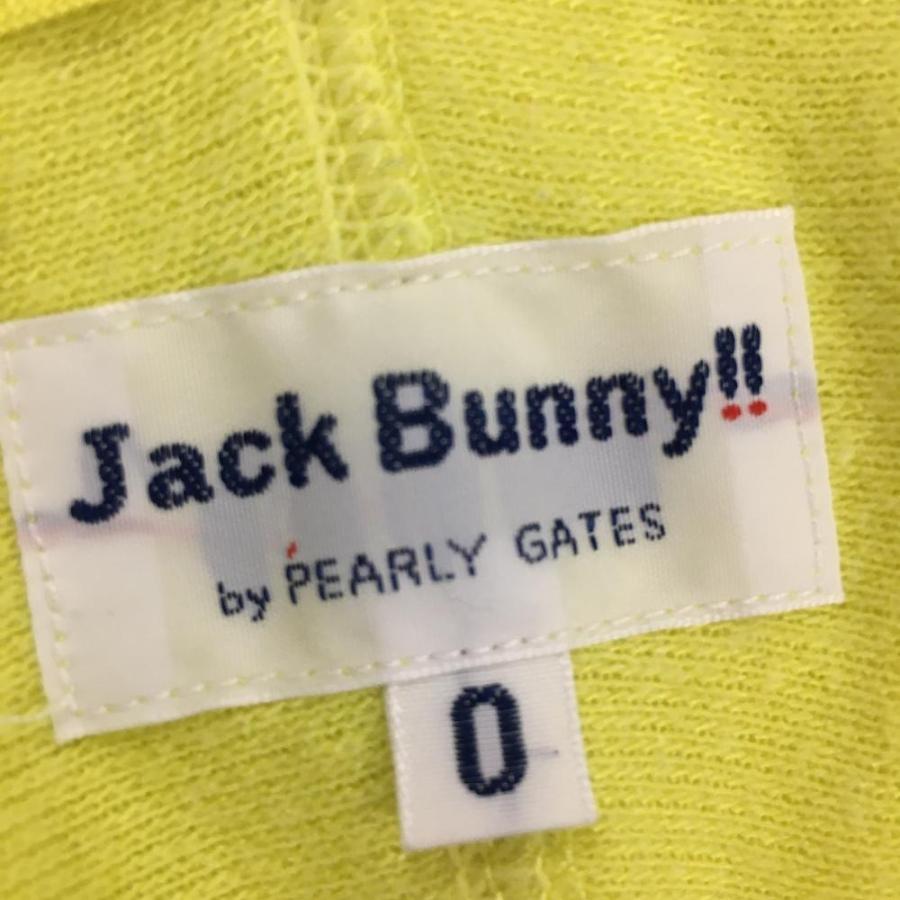 Jack Bunny!!（ジャックバニー） フリースパーカー イエロー×黒 ハーフ