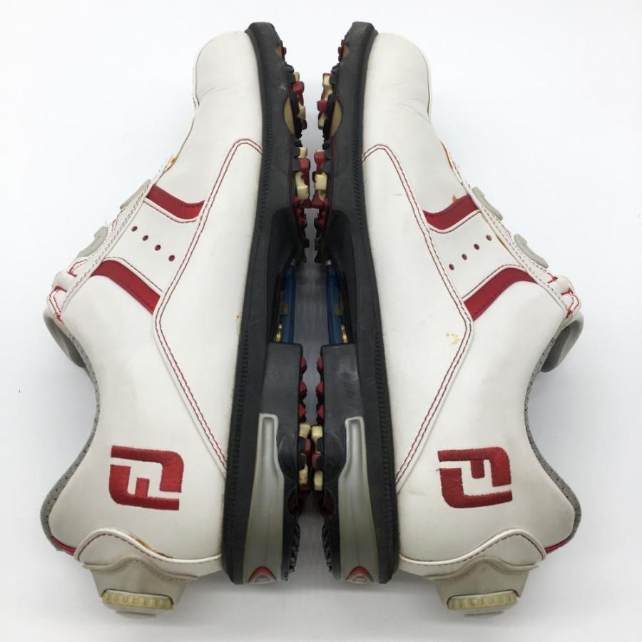 FootJoy（フットジョイ） ゴルフシューズ 白×レッド BOA 59875J メンズ
