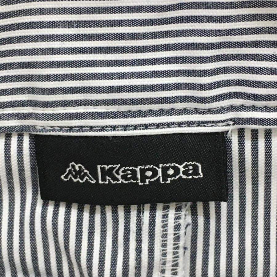 Kappa（カッパ） スカート ネイビー×白 ストライプ柄 総柄 レディース