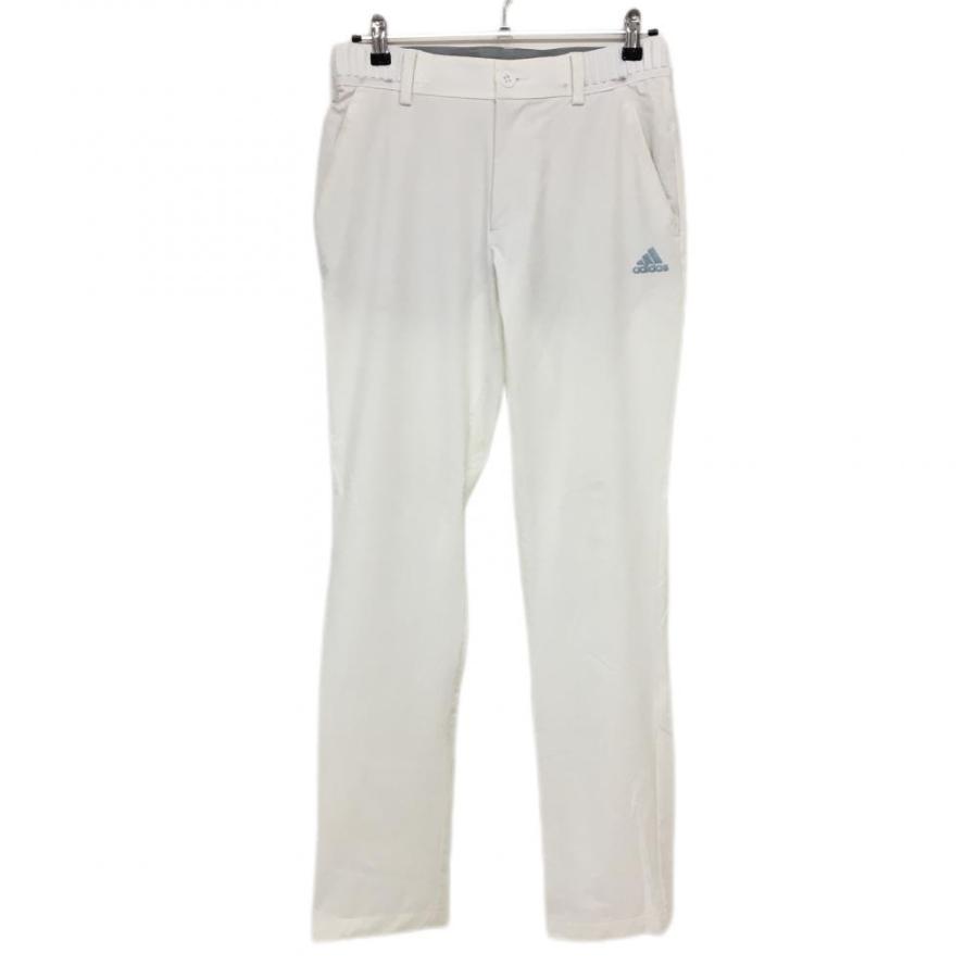 アディダス パンツ 白 ベルト部一部異素材 ヒップ3ライン メンズ 79