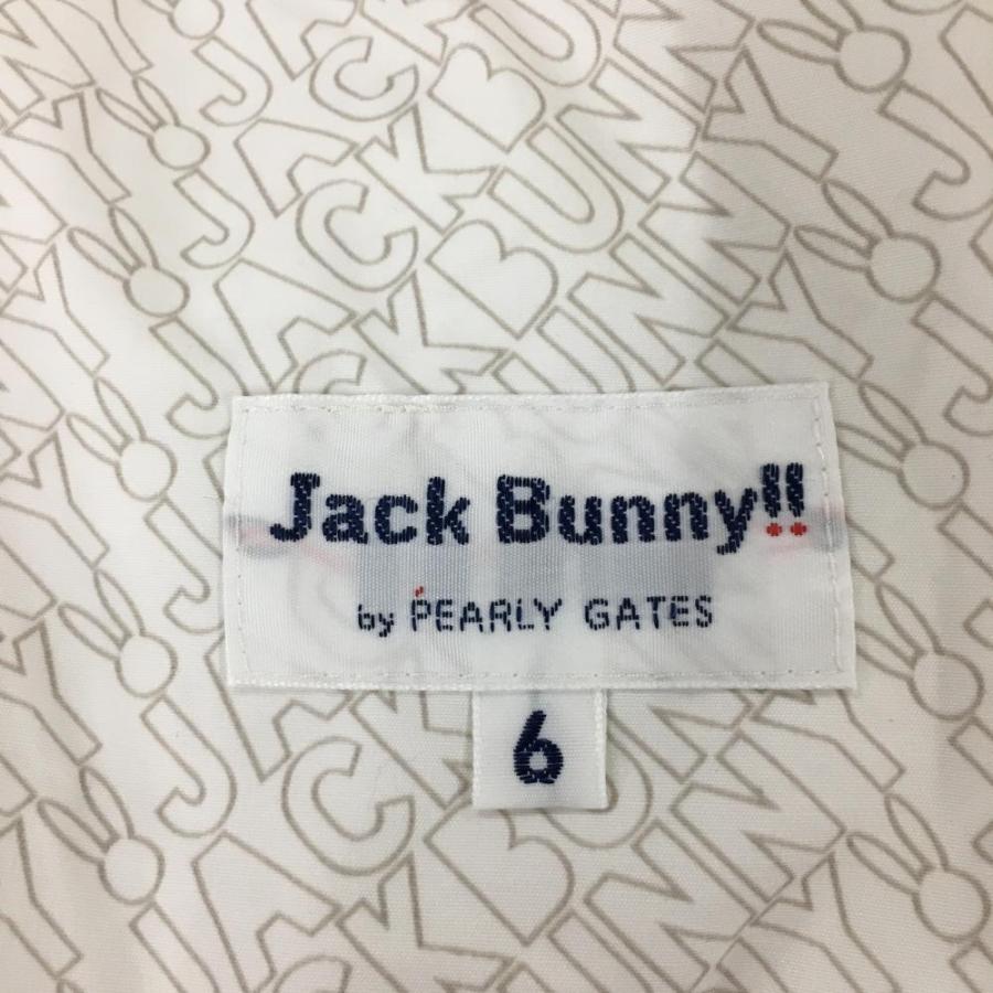 Jack Bunny!!（ジャックバニー） パンツ 白×ネイビー ロゴ刺しゅう