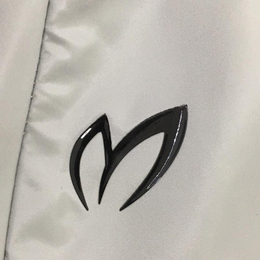 超美品】マスターバニー 切替ジャケット グレー ネックドローコード