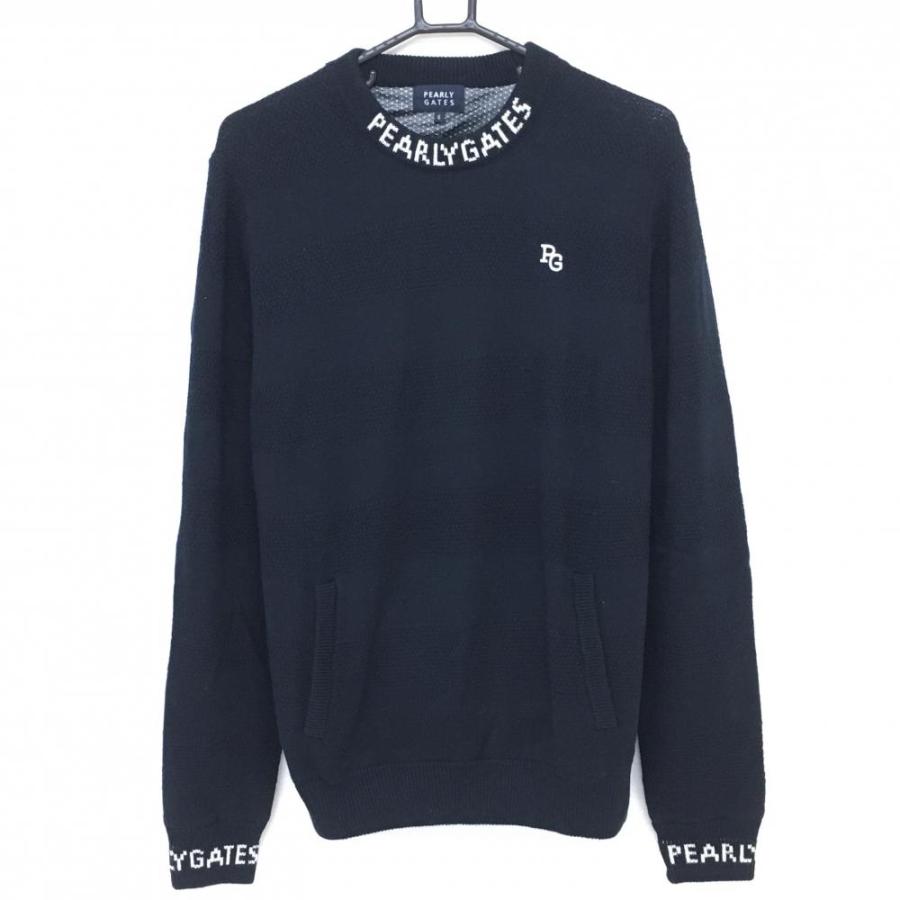 パーリーゲイツ　2024年　カシミヤタッチ裏地付きスニードニット　セーター パーリーゲイツ 2024年 カシミヤタッチ裏地付きスニードニット