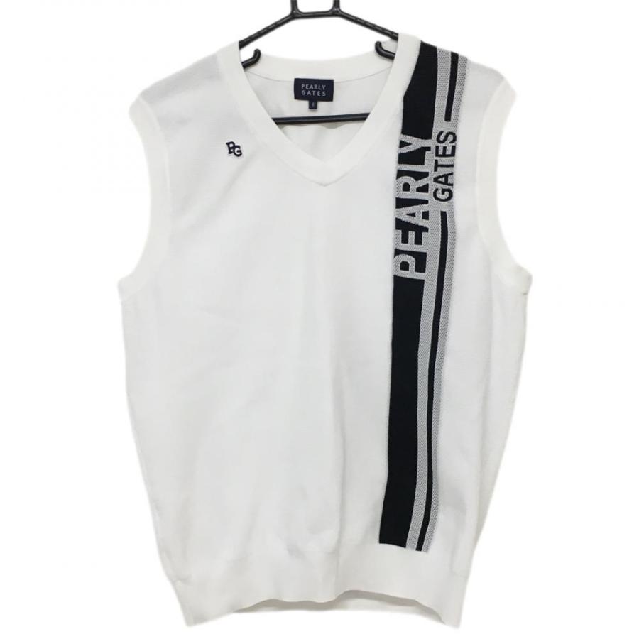 Pearly gates パーリーゲイツ ニット ベスト XL メンズ ロゴ 6