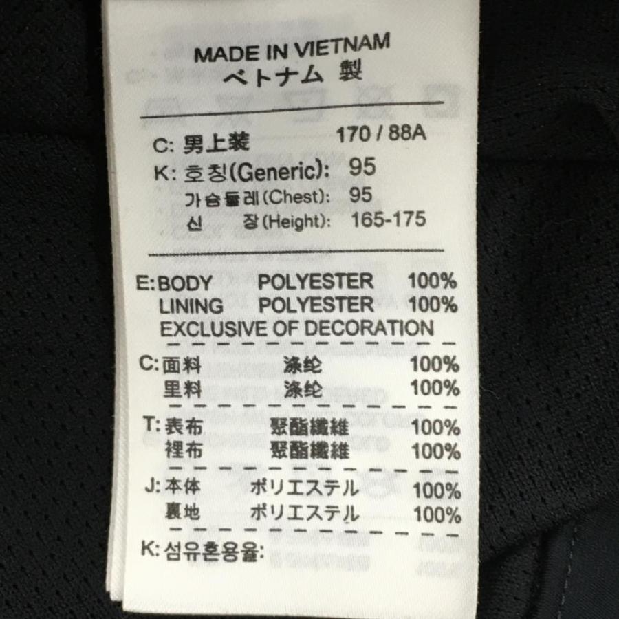 NIKE（ナイキ） ナイキゴルフ ブルゾン 黒×グレー ダブルジップ 胸元