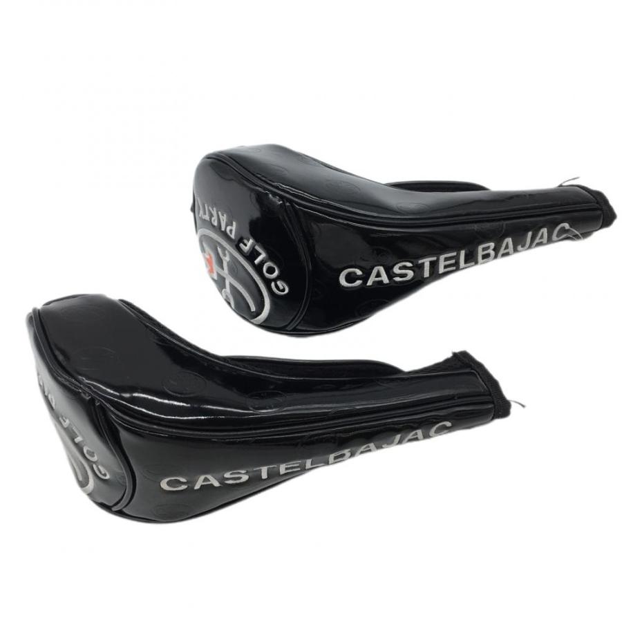 美品】カステルバジャック ヘッドカバー2点セット 黒 エナメル
