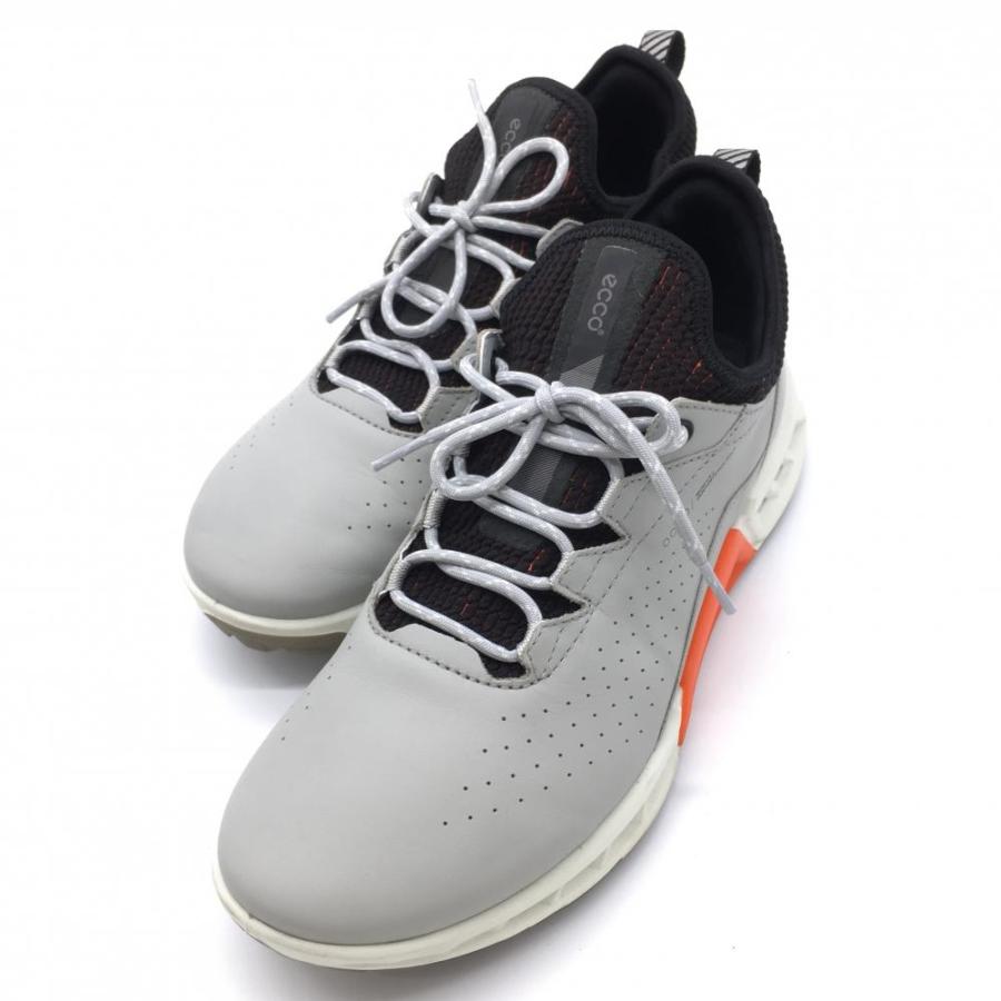 ECCO BIOM C4 ゴアテックス ゴルフシューズ グレー 39 ECCO Golf BIOM C4 Men メンズ レザーGore-Texゴルフシューズ