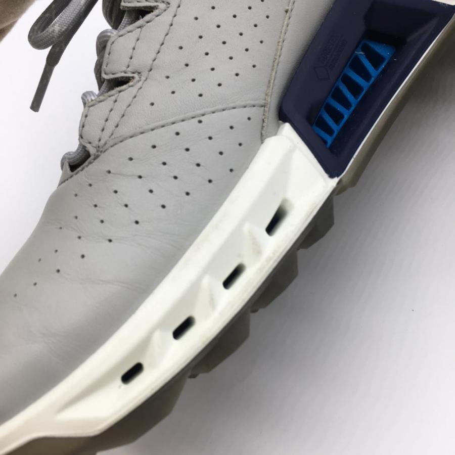 超美品】エコー ゴルフシューズ グレー×オレンジ 13040457719