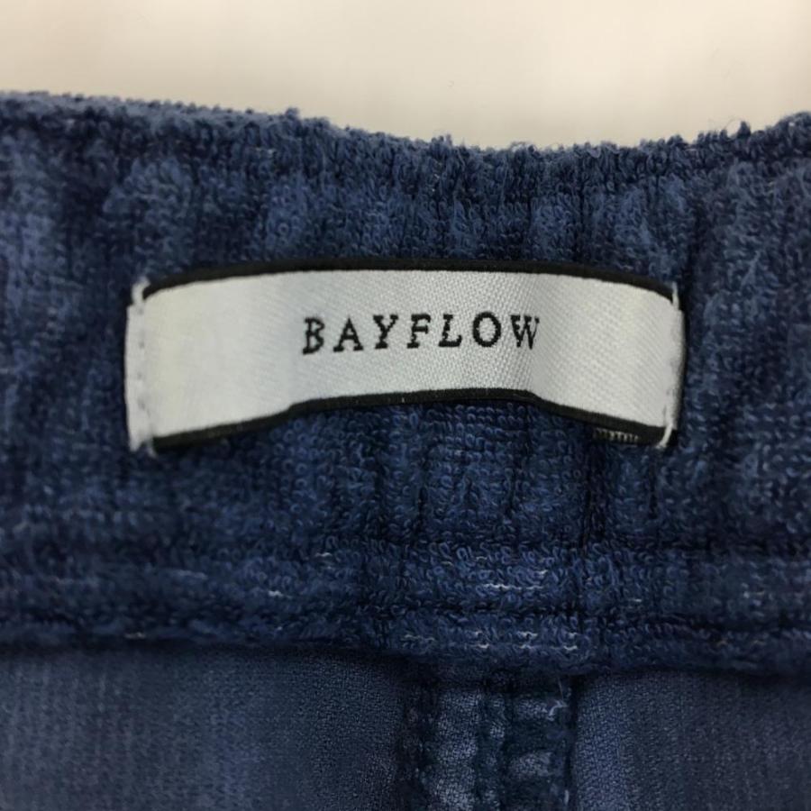 BAYFLOW（ベイフロー） ハーフパンツ ブルー コーデュロイ ウエスト