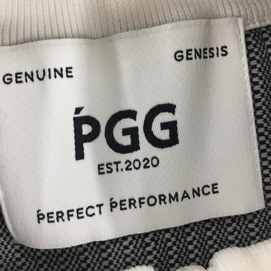 PEARLY GATES PGGパーリーゲイツ ニットジャケット グレー×白 一 PEARLY GATES PGGパーリーゲイツ ニットジャケット グレー×白 一