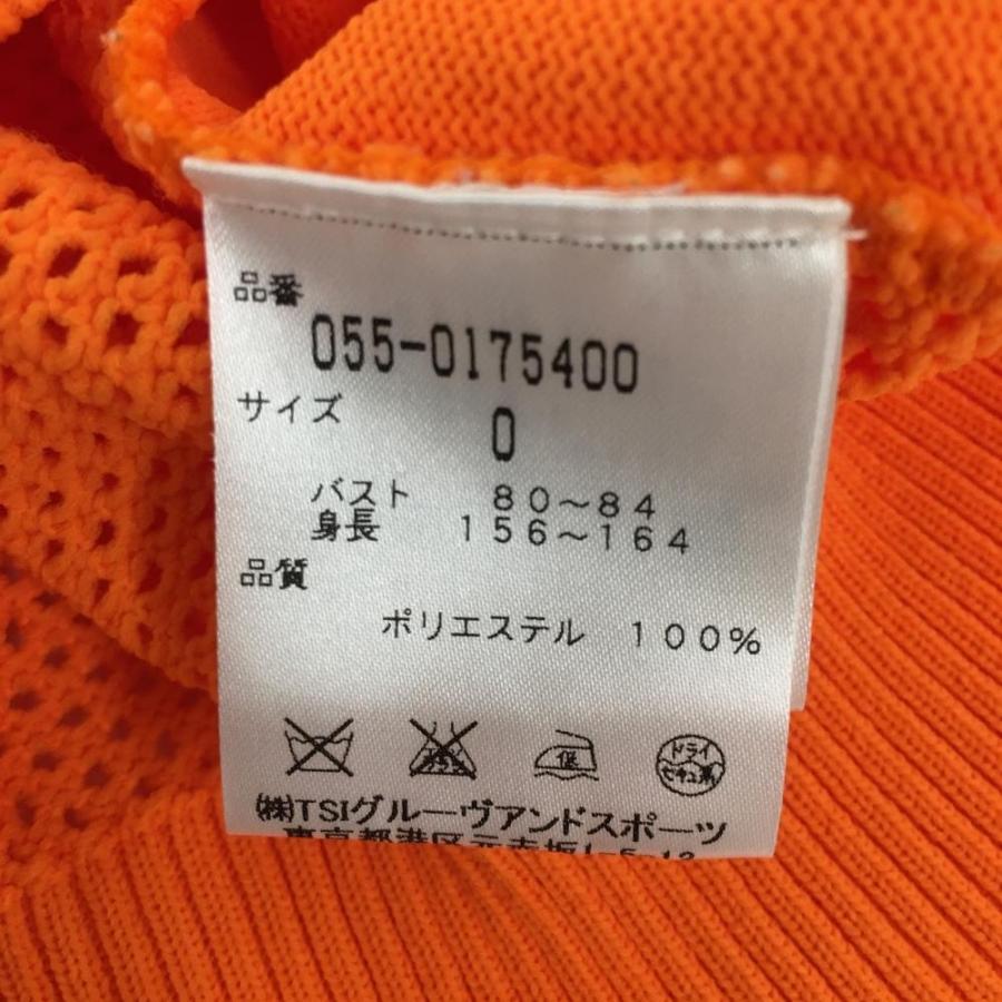PEARLY GATES（パーリーゲイツ） 半袖セーター オレンジ ニット 袖