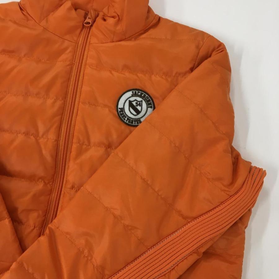 Jack Bunny!! ジャックバニー ダウンジャケット オレンジ 袖下 Jack Bunny!! ジャックバニー ダウンジャケット オレンジ 袖下