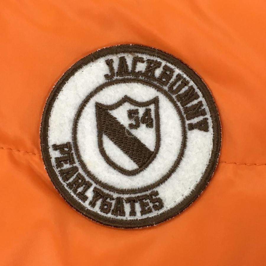 Jack Bunny!! ジャックバニー ダウンジャケット オレンジ 袖下 Jack Bunny!! ジャックバニー ダウンジャケット オレンジ 袖下