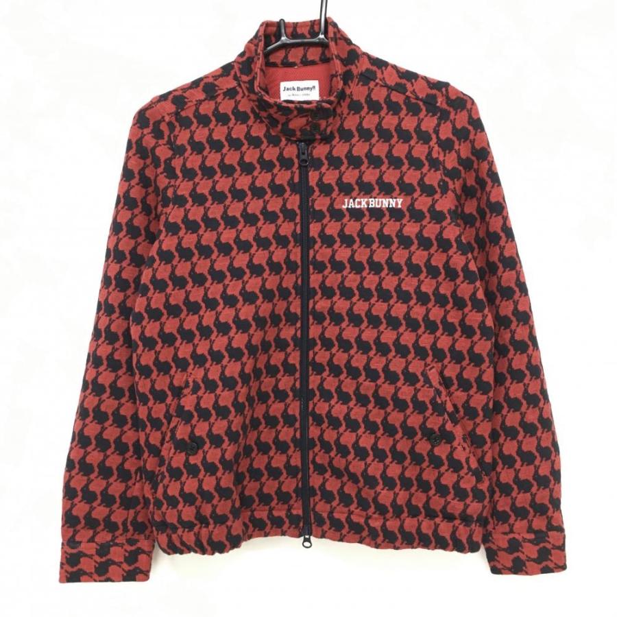 Jack Bunny!!（ジャックバニー） ジャケットブルゾン レッド×ネイビー
