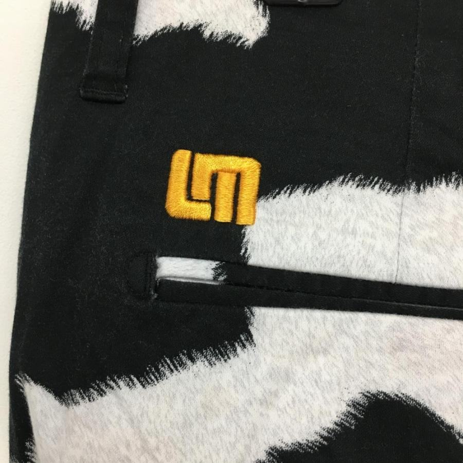 ラウドマウス パンツ 白×黒 ホルスタイン柄 カウズ ストレッチ メンズ