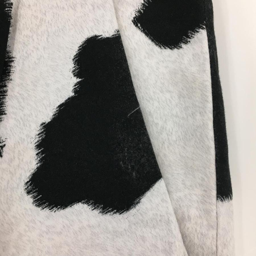 ラウドマウス パンツ 白×黒 ホルスタイン柄 カウズ ストレッチ メンズ